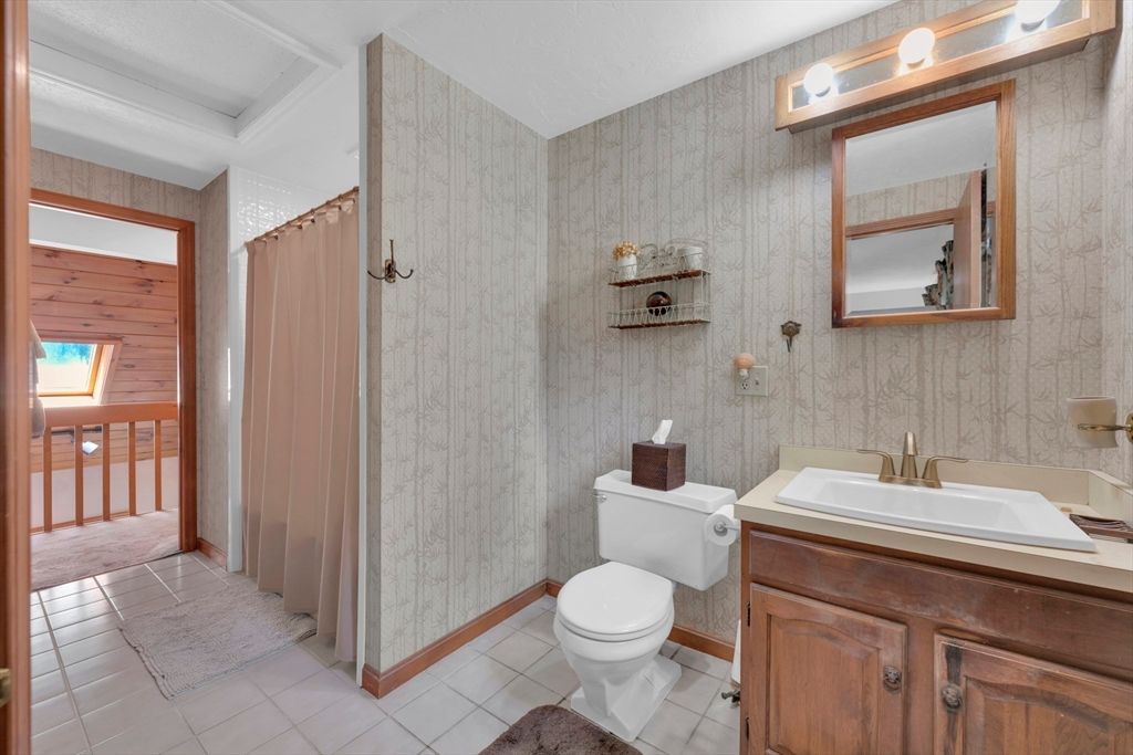 Bathroom, Interior, Wooden Walls