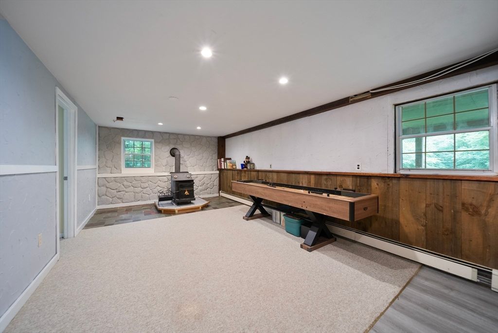 Game Room, Interior, Recessed Lighting, Wood Texture Flooring