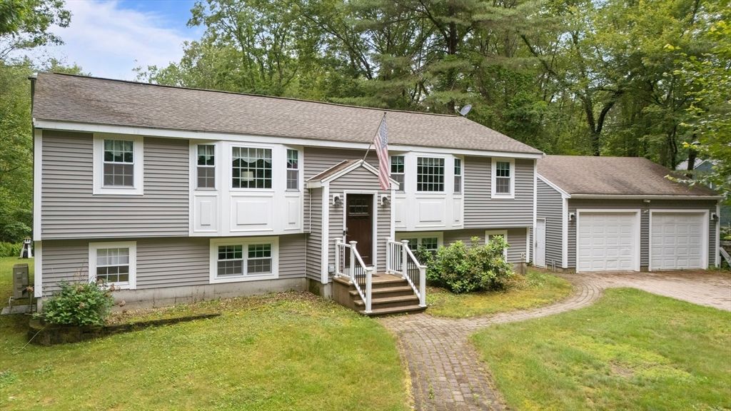 Attached, Backyard, Exterior, Facade, Raised Ranch