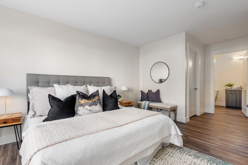 Bedroom, Interior, Wood Texture Flooring