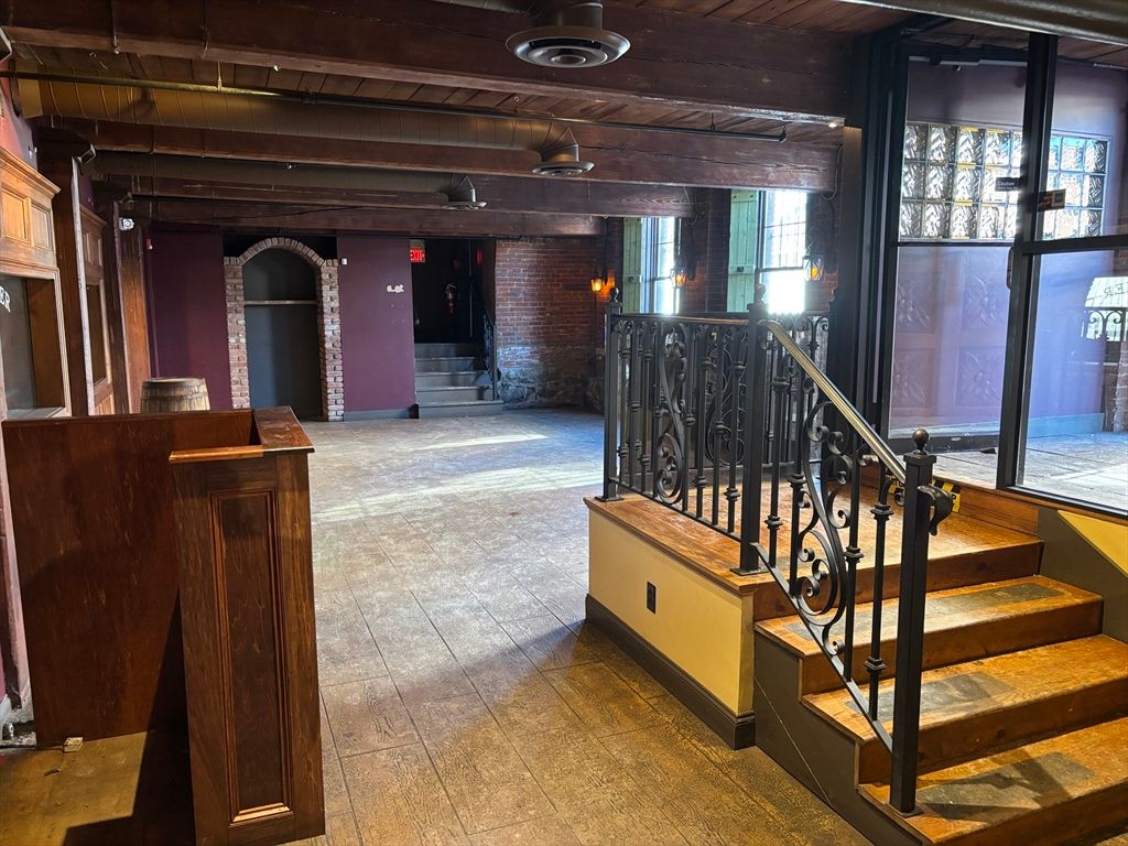 Interior, Stone Walls, Wooden Ceilings