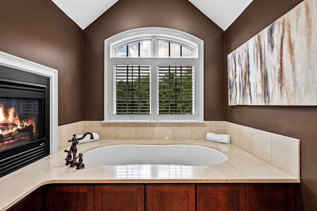 Bathroom, Fireplace, Interior