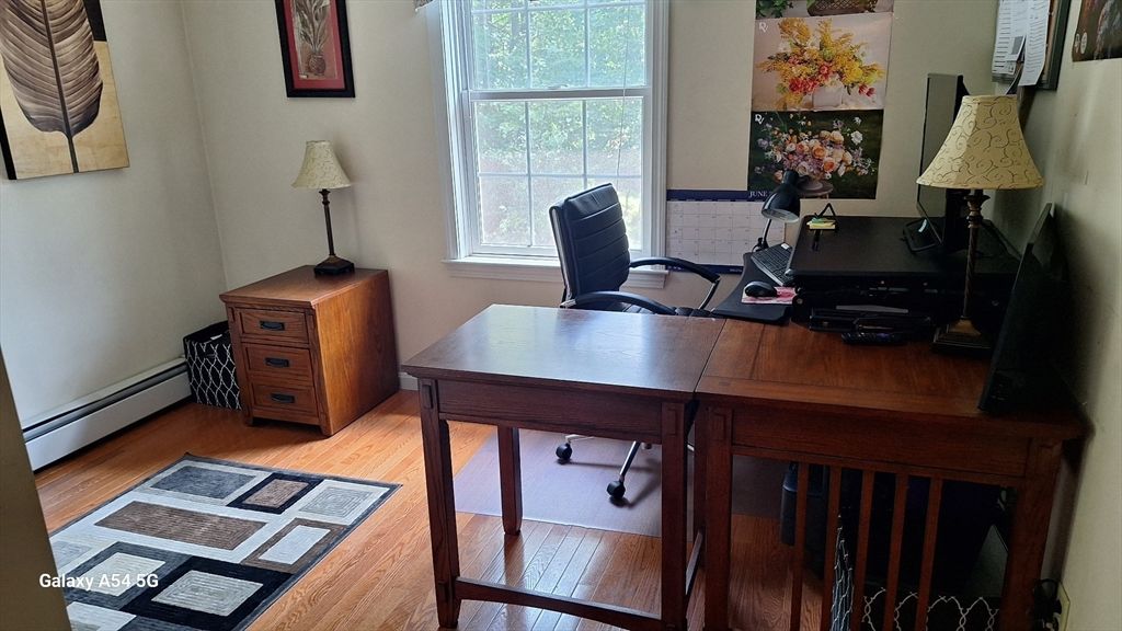 Home Office, Interior, Wood Texture Flooring