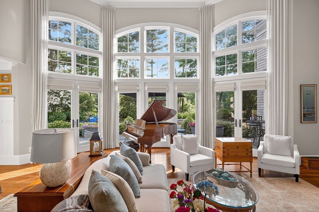 Interior, Living room, Piano, Sun Room, Wood Texture Flooring