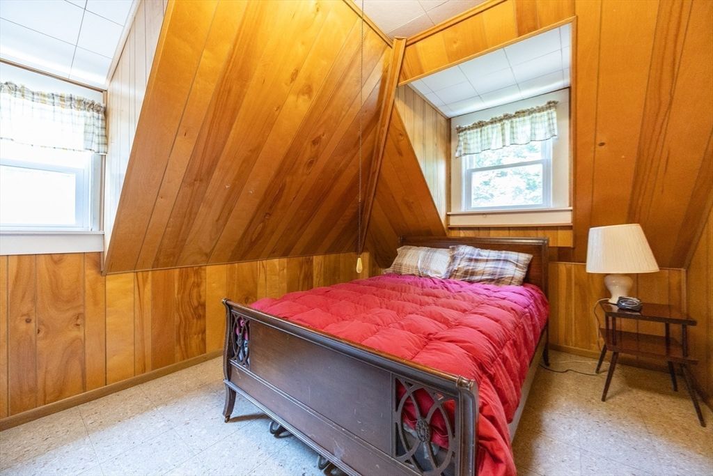 Bedroom, Interior, Wooden Walls