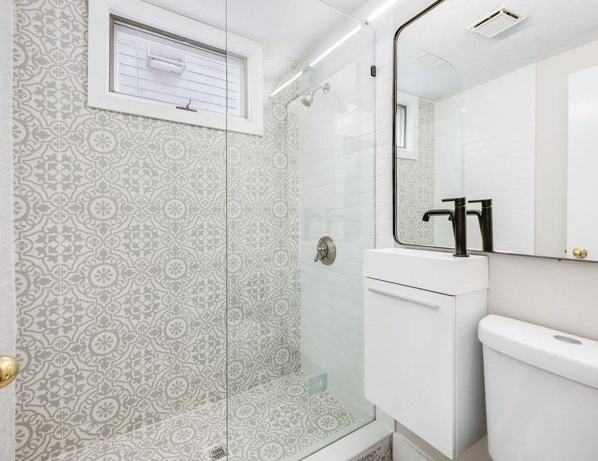 Bathroom, Glass Shower, Interior
