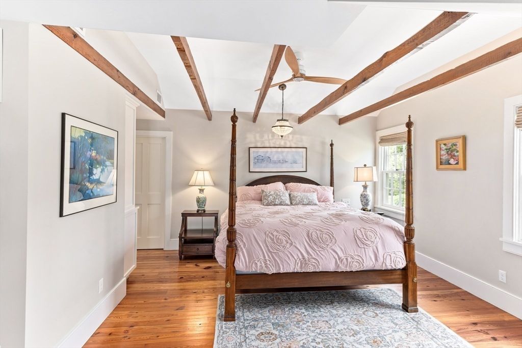 Bedroom, Interior, Wooden Beams, Wood Texture Flooring