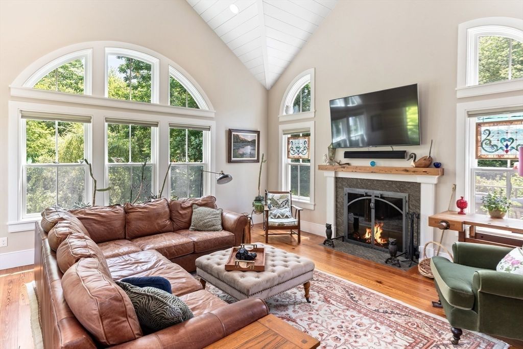 Fireplace, Interior, Living room, Wood Texture Flooring