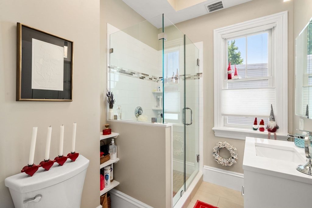 Bathroom, Glass Shower, Interior
