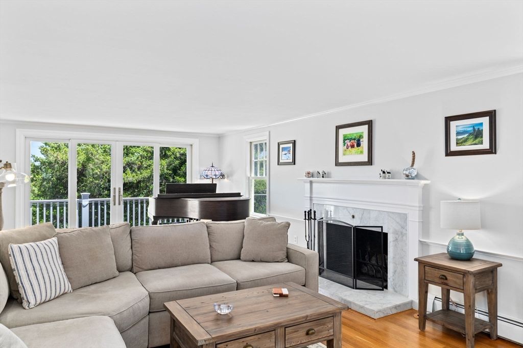 Fireplace, Interior, Living room, Piano, Wood Texture Flooring