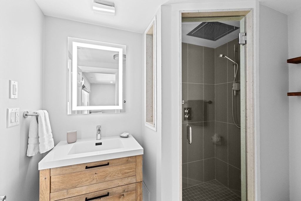 Bathroom, Glass Shower, Interior