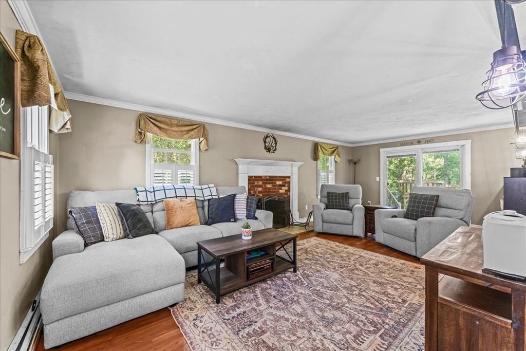 Fireplace, Interior, Living room, Wood Texture Flooring