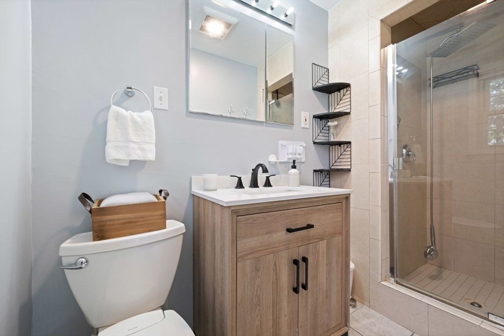 Bathroom, Glass Shower, Interior