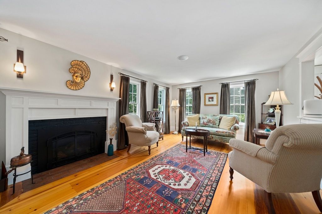 Fireplace, Interior, Living room, Wood Texture Flooring