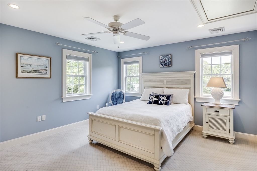 Bedroom, Interior, Recessed Lighting