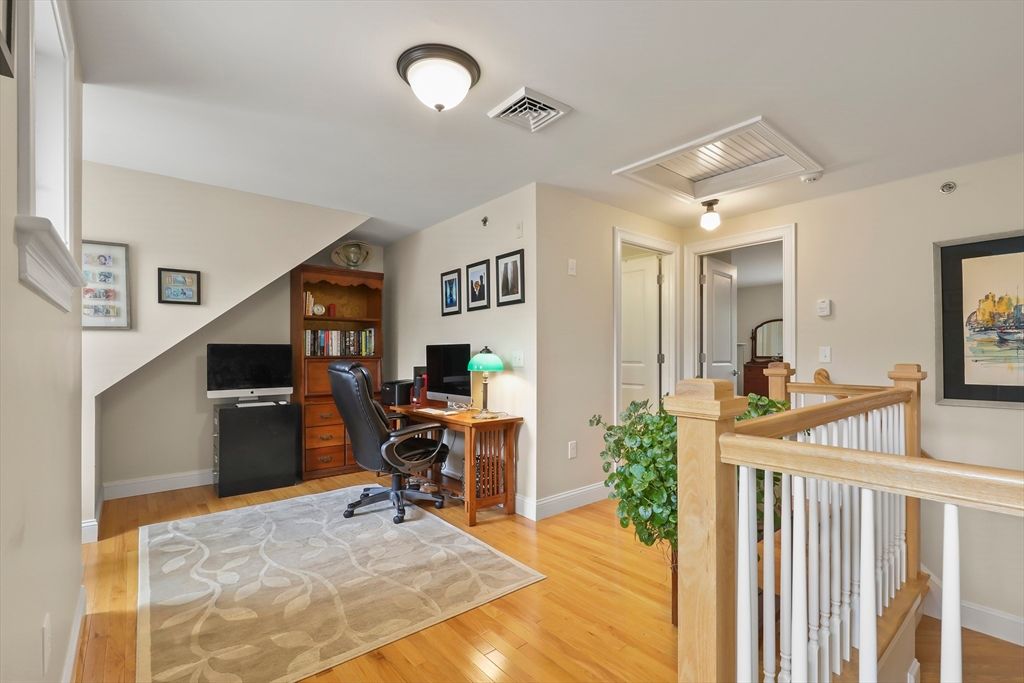Home Office, Interior, Wood Texture Flooring