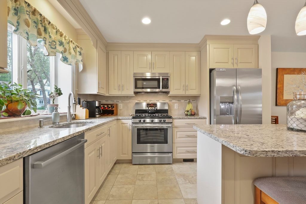 Interior, Kitchen, Recessed Lighting, Stainless Steel Appliances