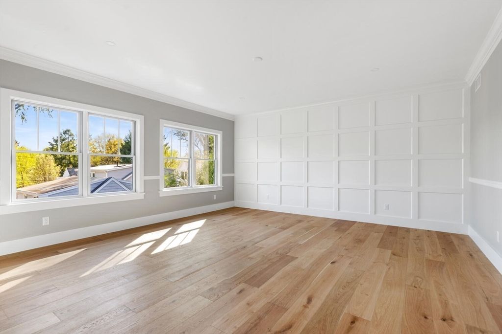 Empty room, Interior, Wood Texture Flooring