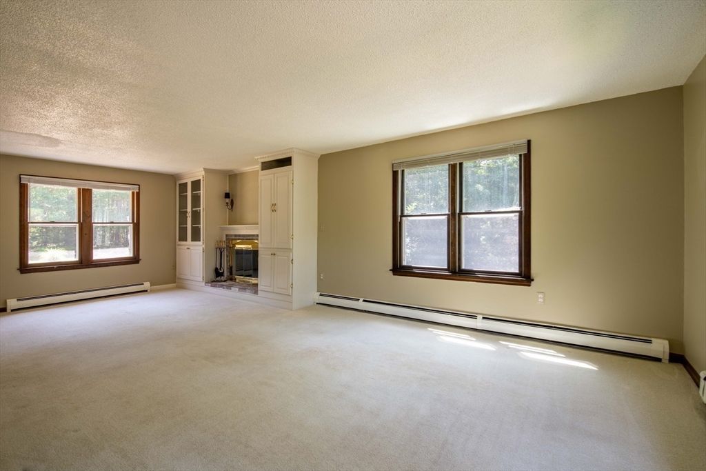 Empty room, Fireplace, Interior