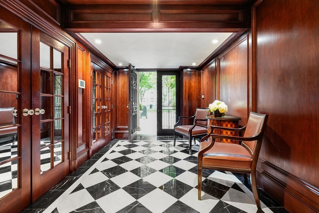 Interior, Marble, Recessed Lighting, Wooden Walls