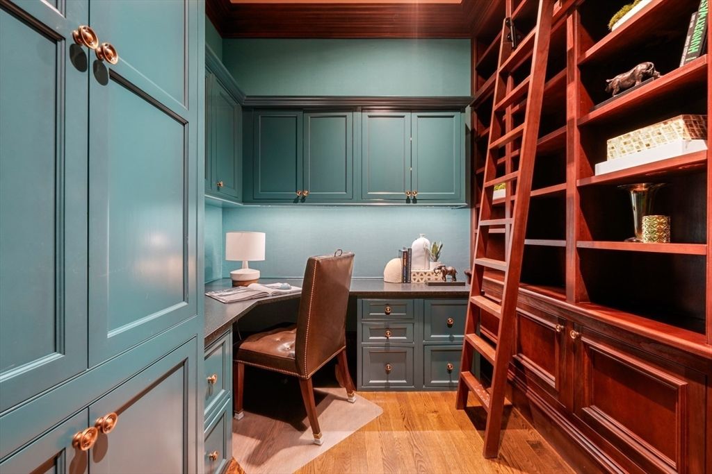 Home Office, Interior, Wood Texture Flooring