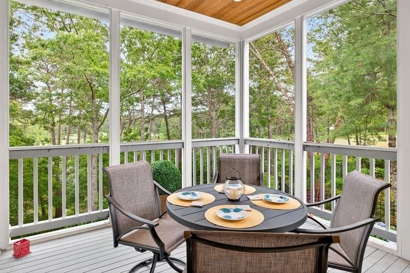 Interior, Sun Room, Wooden Ceilings, Wood Texture Flooring