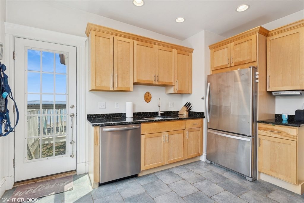 Interior, Kitchen, Recessed Lighting, Stainless Steel Appliances