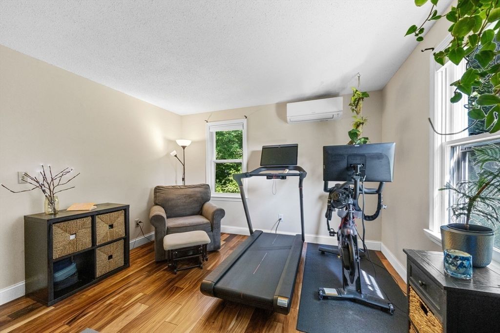 Fitness Equipment, Interior, Wood Texture Flooring