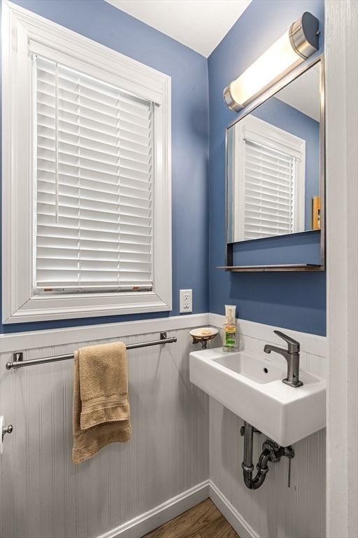 Bathroom, Interior, Wood Texture Flooring