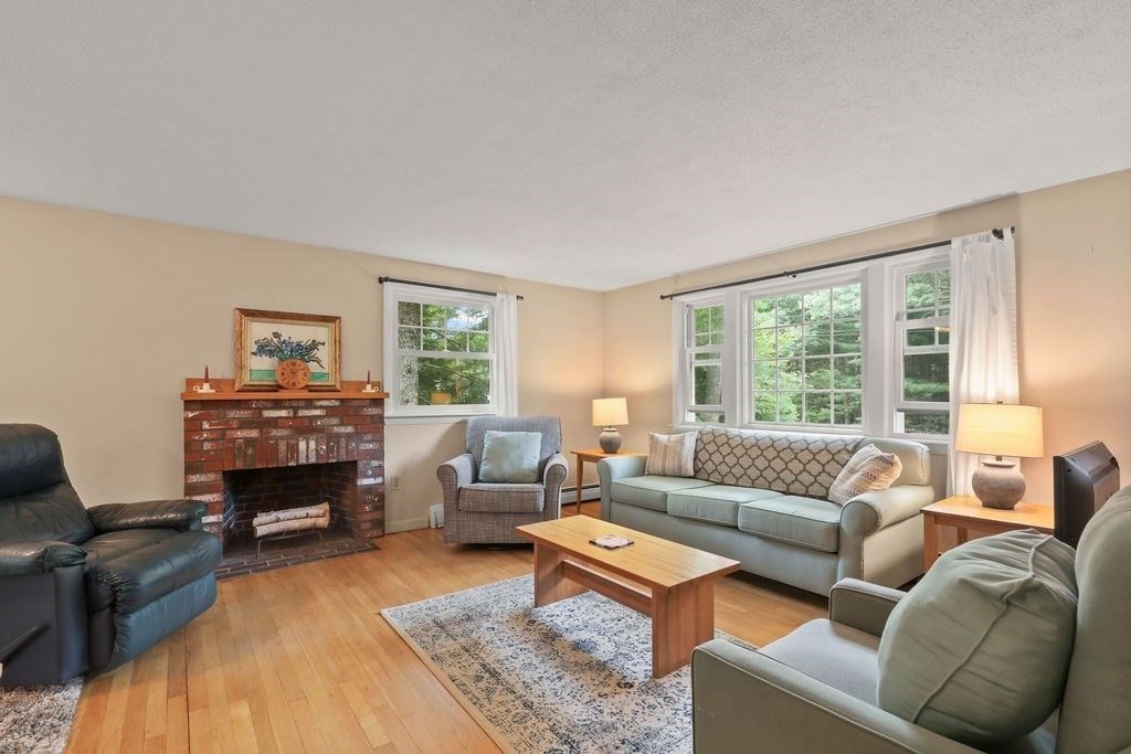 Fireplace, Interior, Living room, Wood Texture Flooring