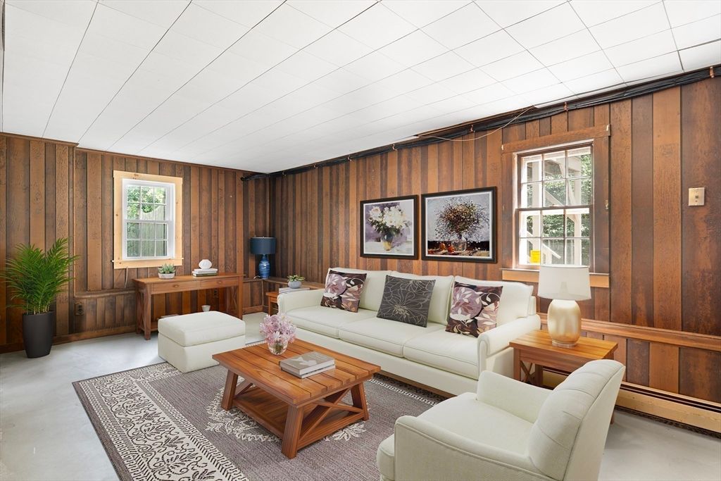 Interior, Living room, Wooden Walls