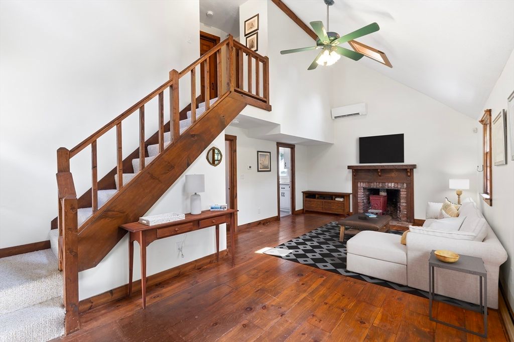 Fireplace, Interior, Living room, Wood Texture Flooring