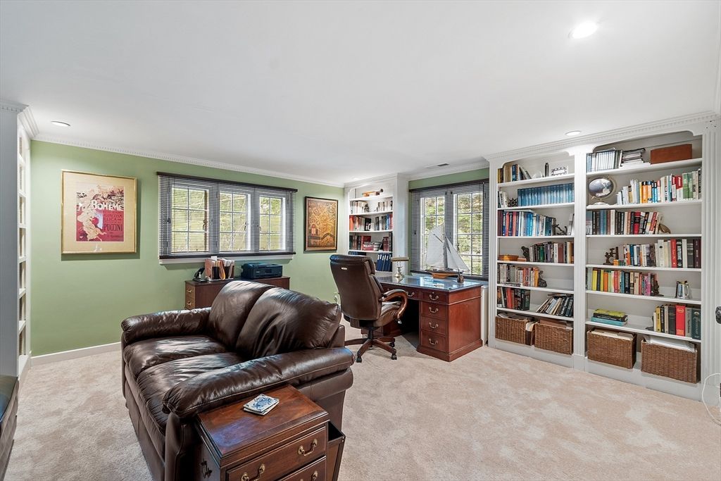 Home Office, Interior, Recessed Lighting