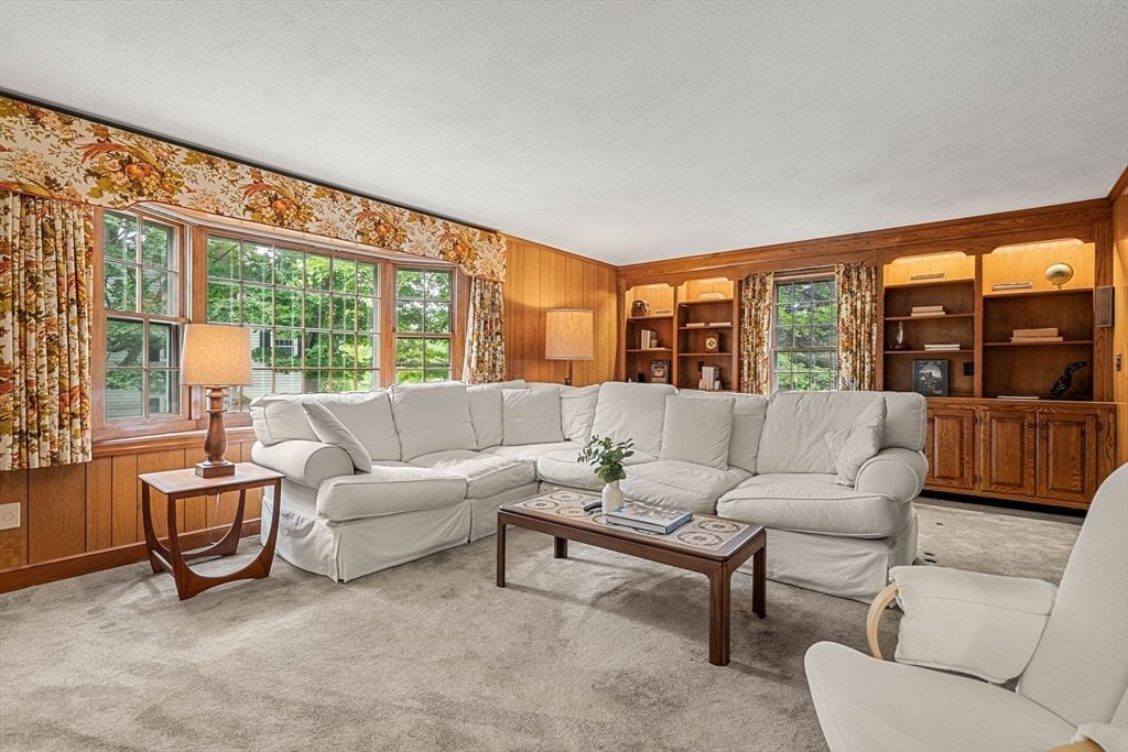Interior, Living room, Wooden Walls