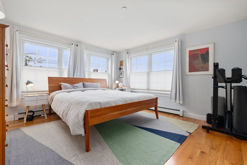 Bedroom, Fitness Equipment, Interior, Wood Texture Flooring