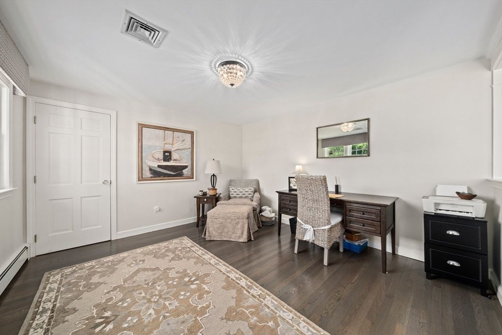 Home Office, Interior, Wood Texture Flooring