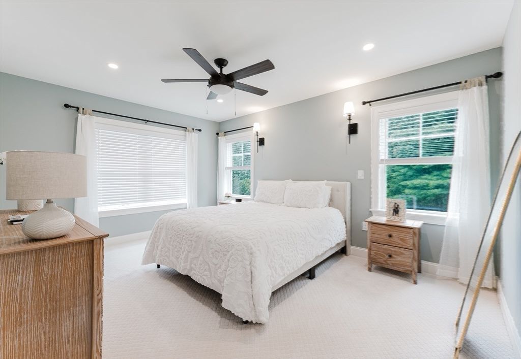 Bedroom, Interior, Recessed Lighting