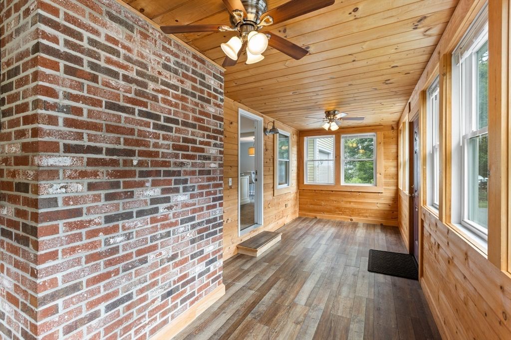 Interior, Stone Walls, Wooden Ceilings, Wood Texture Flooring, Wooden Walls