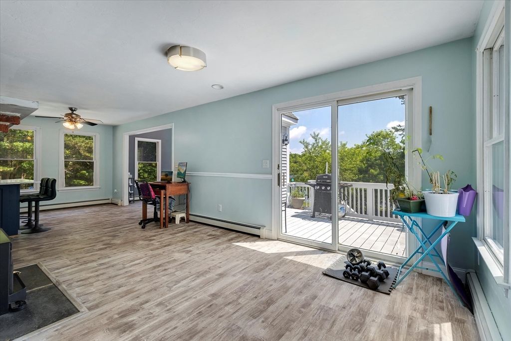 Home Office, Interior, Wood Texture Flooring
