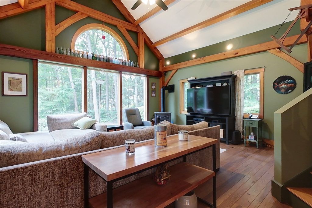 Interior, Living room, Wooden Beams, Wood Texture Flooring