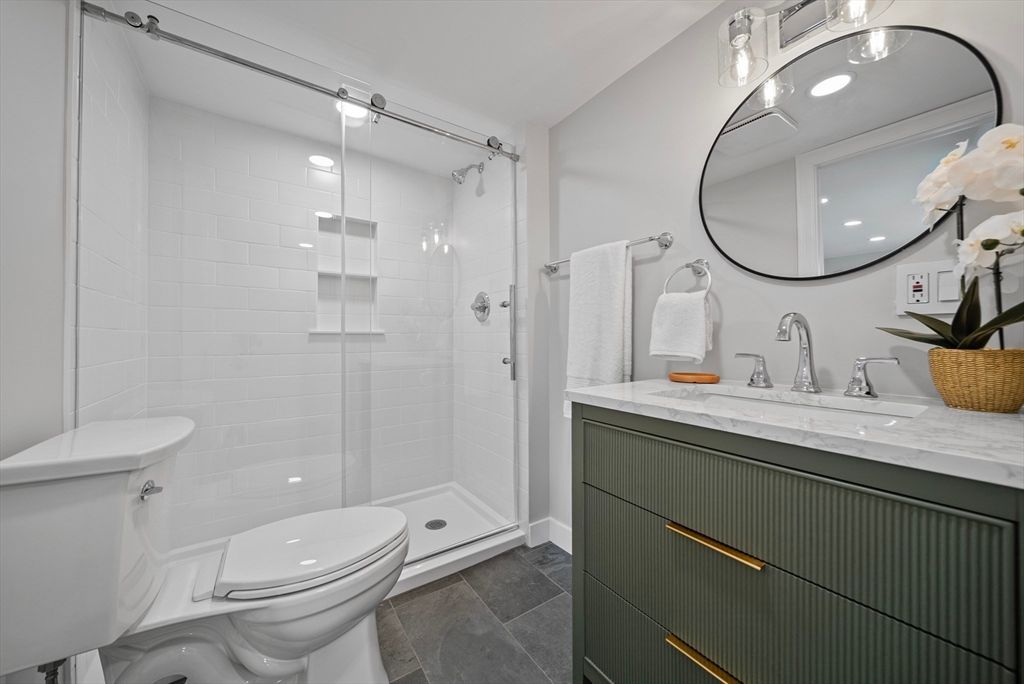 Bathroom, Glass Shower, Interior