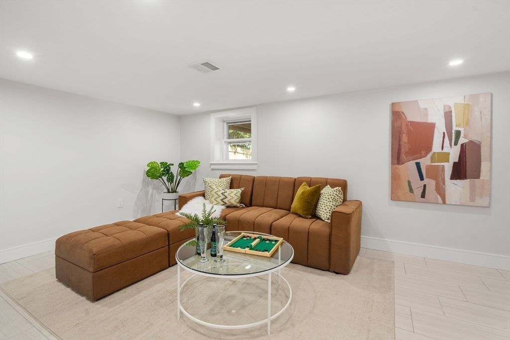 Interior, Living room, Recessed Lighting