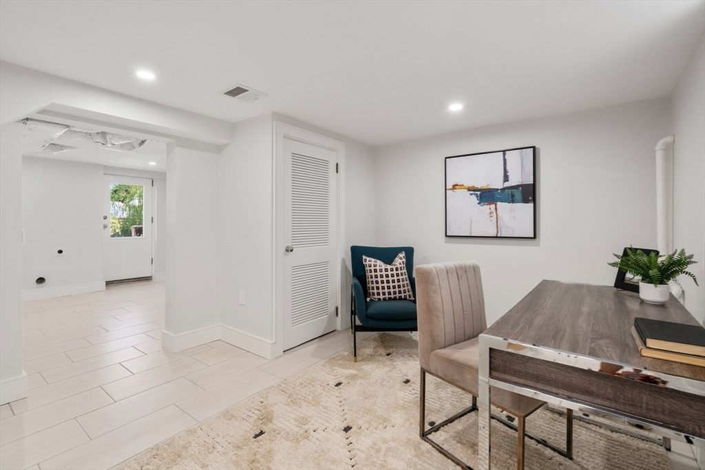 Home Office, Interior, Recessed Lighting