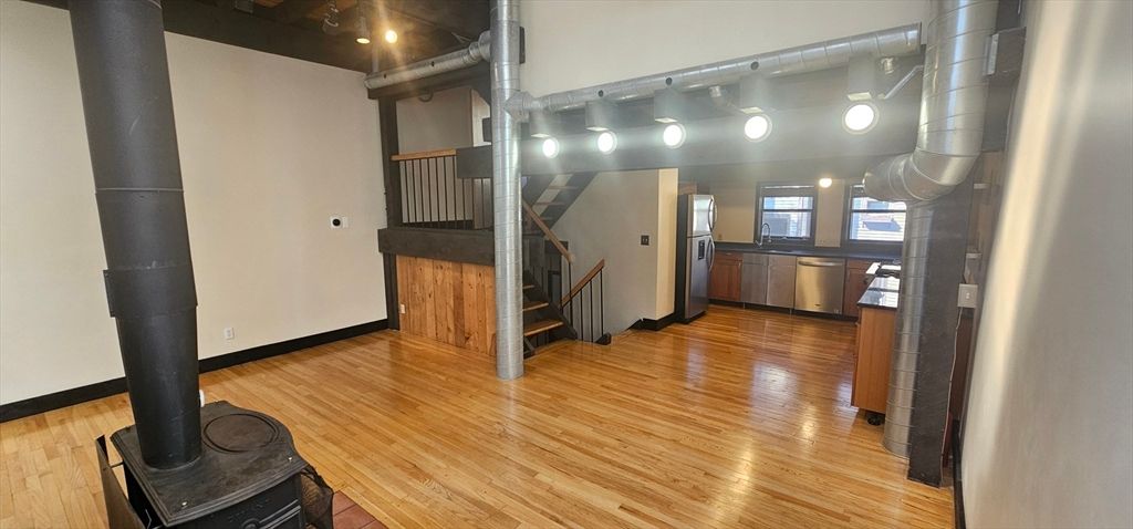 Interior, Kitchen, Wood Texture Flooring