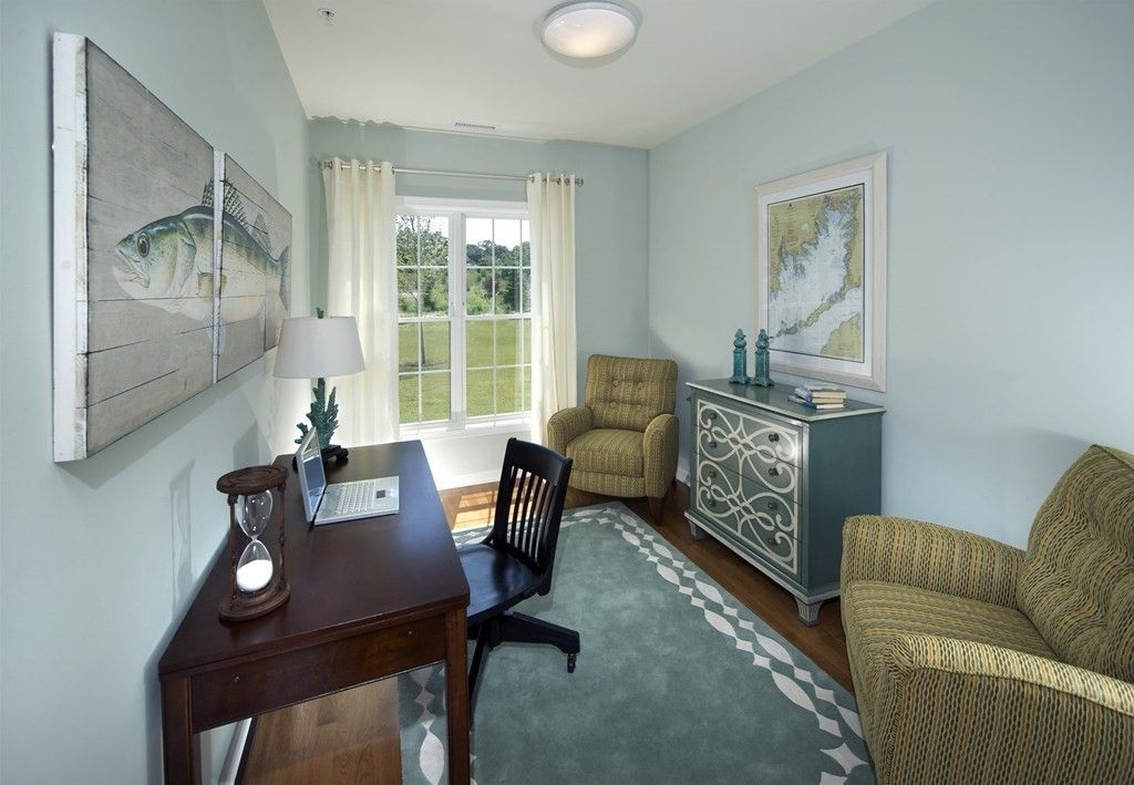Home Office, Interior, Wood Texture Flooring