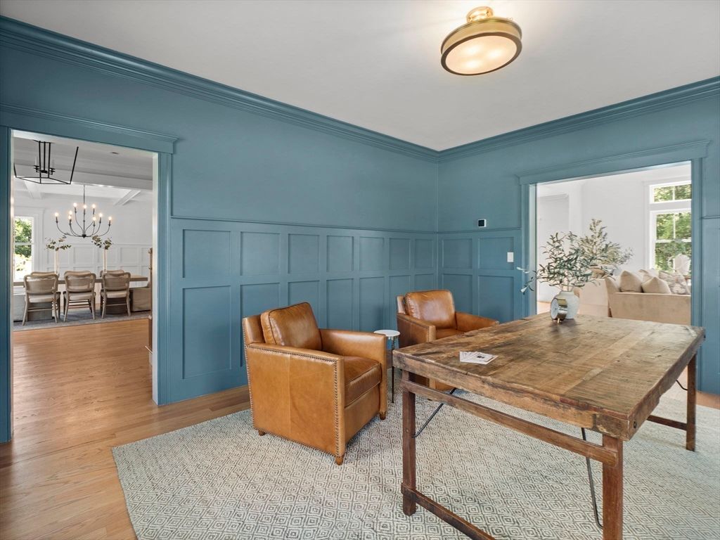 Dining room, Interior, Wood Texture Flooring
