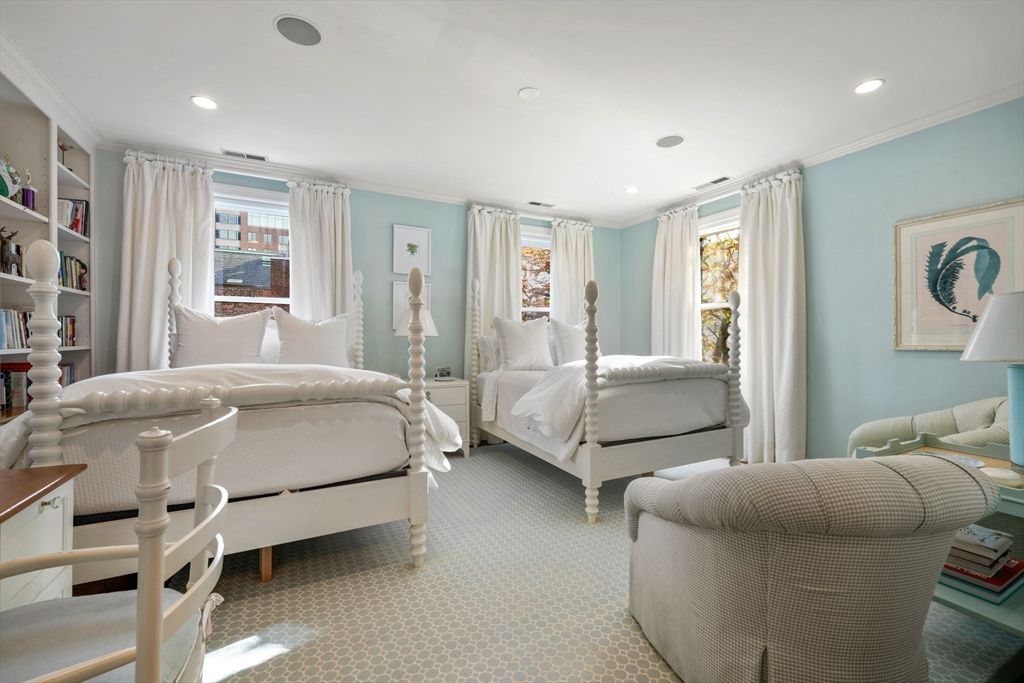 Bedroom, Interior, Recessed Lighting