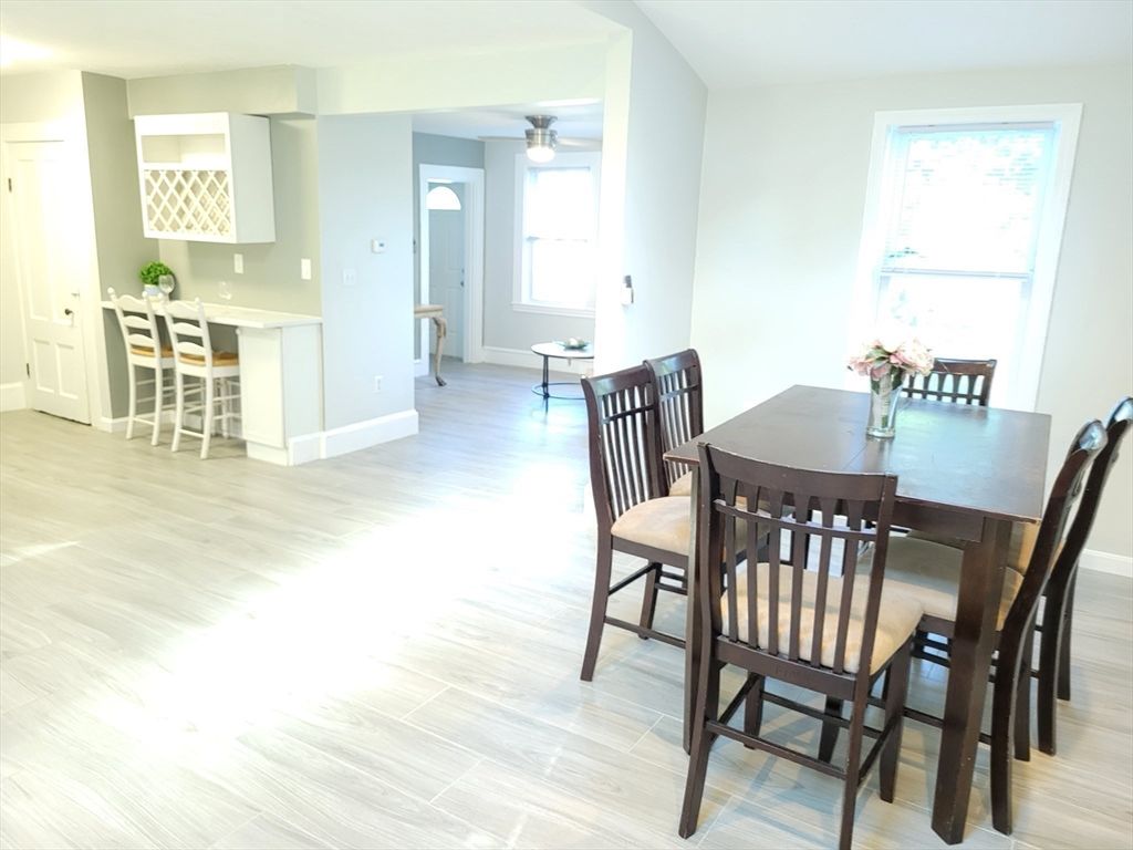 Dining room, Interior, Wood Texture Flooring