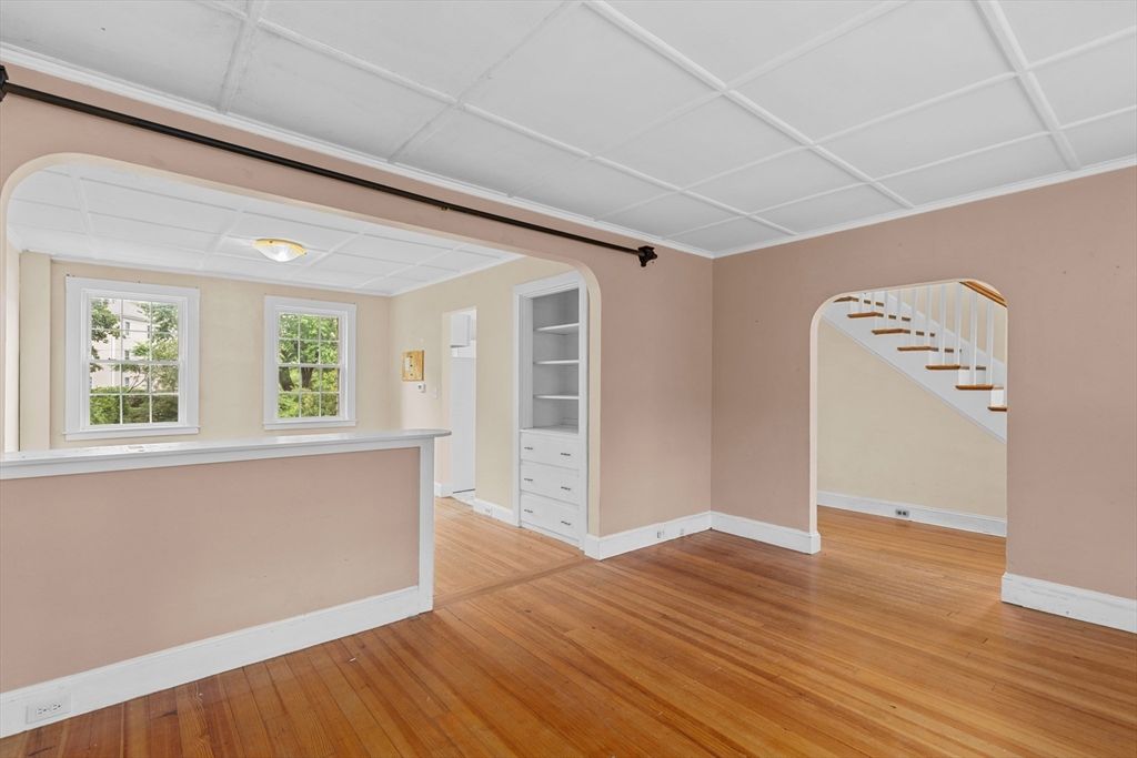Empty room, Interior, Wood Texture Flooring