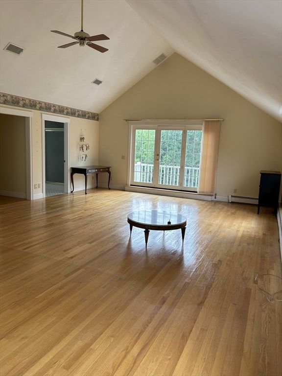 Empty room, Interior, Wood Texture Flooring